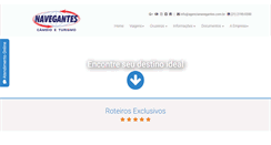 Desktop Screenshot of agencianavegantes.com.br
